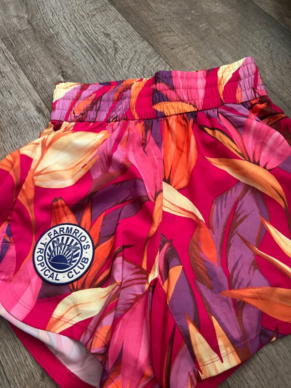 NWT! FARM Rio x Adidas Pacer Shorts size XS - Picture 5 of 9
